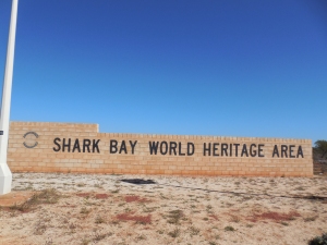Shark Bay Welcome Sign